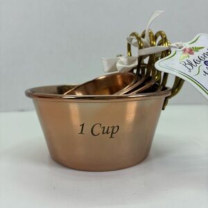 Thirstystone Copper Colored & Brass Measuring Cups New with Tags